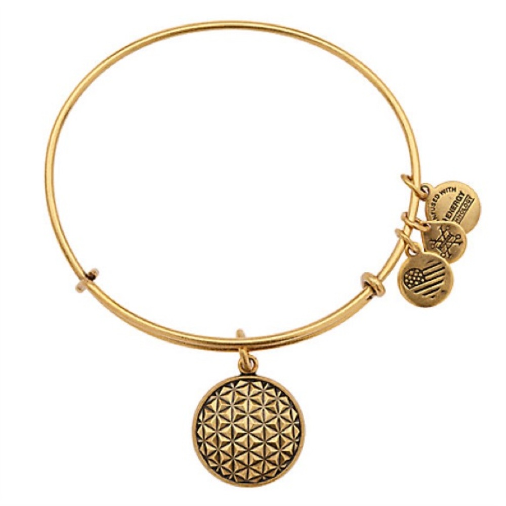 Alex and Ani Gold Epcot bracelet